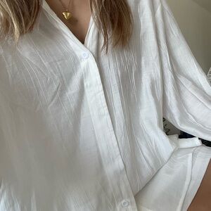 Elegant White Women's Summer Set